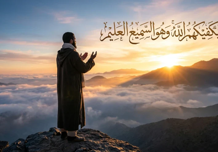"فسيكفيكهم الله وهو السميع العليم"