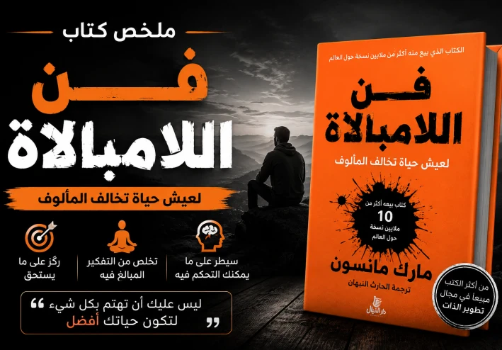 ملخص كتاب فن اللامبالاة | أهم الأفكار والدروس التي ستغير طريقة تفكيرك