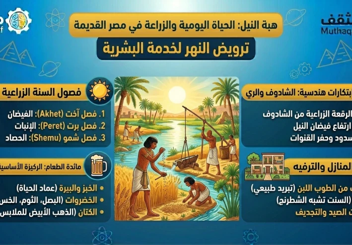 هبة النيل: الحياة اليومية والزراعة في مصر القديمة