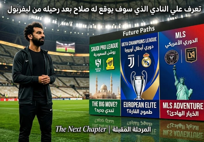 تعرف على النادي الذي سوف يوقع له صلاح بعد رحيله من ليفربول