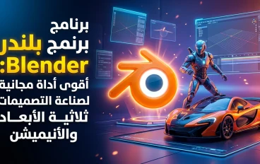 برنامج بلندر Blender: أقوى أداة مجانية لصناعة التصميمات ثلاثية الأبعاد والأنيميشن