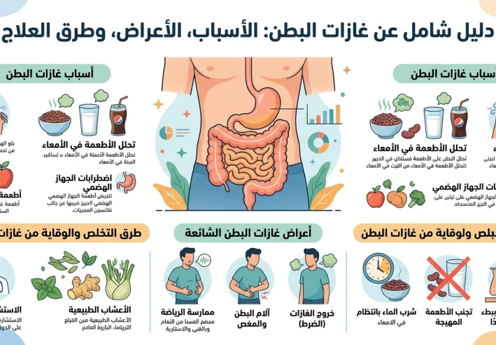 هل غازات البطن مؤشر على وجود مشكلة خطيرة؟