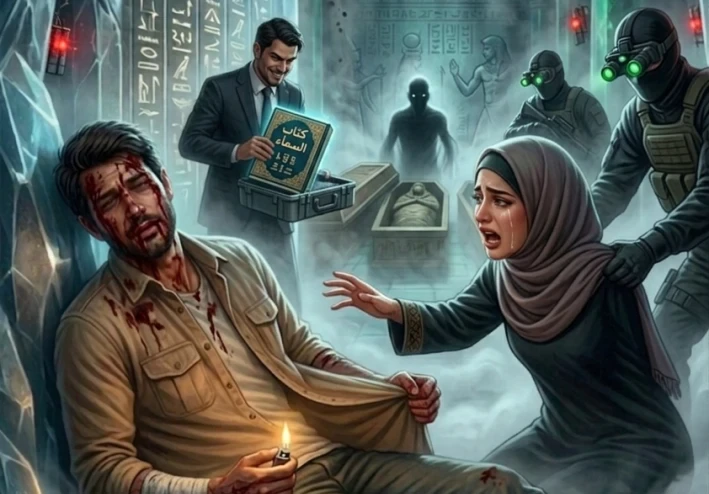 رواية سر الواحة المفقوده  الفصل الحادي عشر: اختطاف ليلى وسر التوابيت الثلاثة