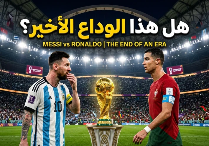 🏆 هل نشاهد آخر كأس عالم لميسي ورونالدو؟ نهاية أسطورتين هزتا عالم كرة القدم