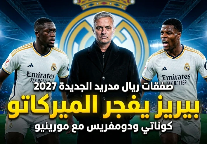 صفقات ريال مدريد الجديدة 2027.. مورينيو يفجر الميركاتو بـ كوناتي والبلدوزر دومفريس