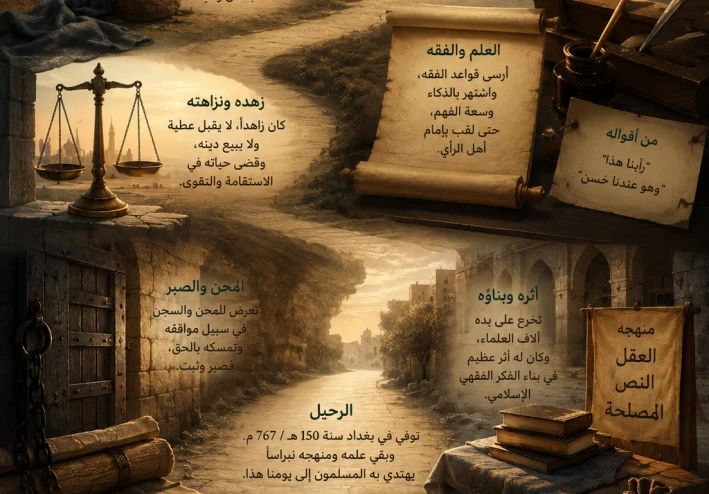 عبقرية أبي حنيفة النعمان (إمام أول المذاهب)