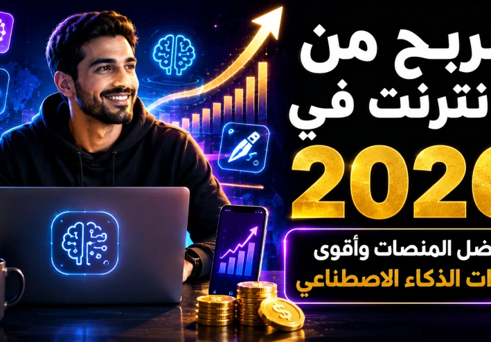 الربح من الإنترنت في 2026: أفضل المنصات وأقوى أدوات الذكاء الاصطناعي لتحقيق دخل حقيقي