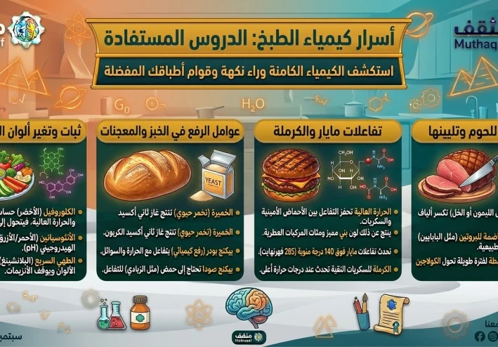 كيمياء الطبخ: اكتشف سر النكهة