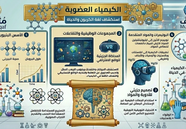 الكيمياء العضوية: استكشاف لغة الكربون والحياة