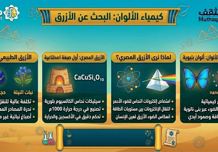كيمياء الألوان: البحث عن الأزرق