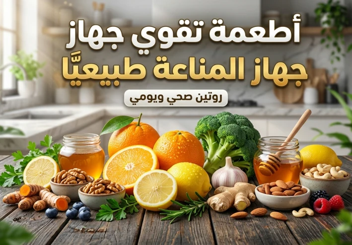 🥗 أطعمة تقوي جهاز المناعة طبيعيًا | دليلك لصحة أقوى وحياة أفضل ✨