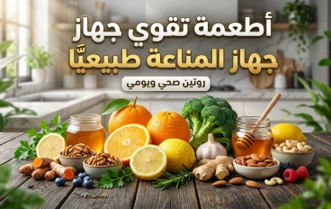 🥗 أطعمة تقوي جهاز المناعة طبيعيًا | دليلك لصحة أقوى وحياة أفضل ✨