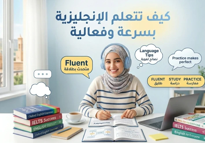 كيف تتعلم الإنجليزية بسرعة وبدون ملل؟ الطريقة الذكية التي تغيّر مستواك في وقت قصير