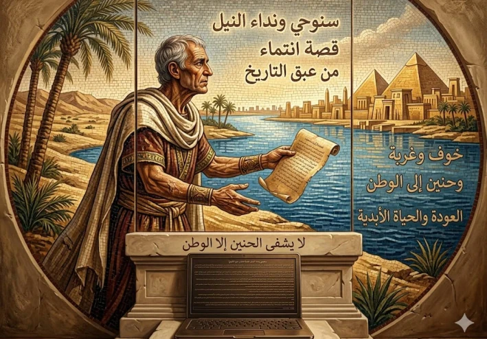 سنوحي ونداء النيل: قصة انتماء من عبق التاريخ".