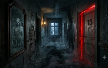 دخل الغرفة رقم 13 في فندق مهجور... وما رآه داخل المرآة حوّل حياته إلى كابوس!