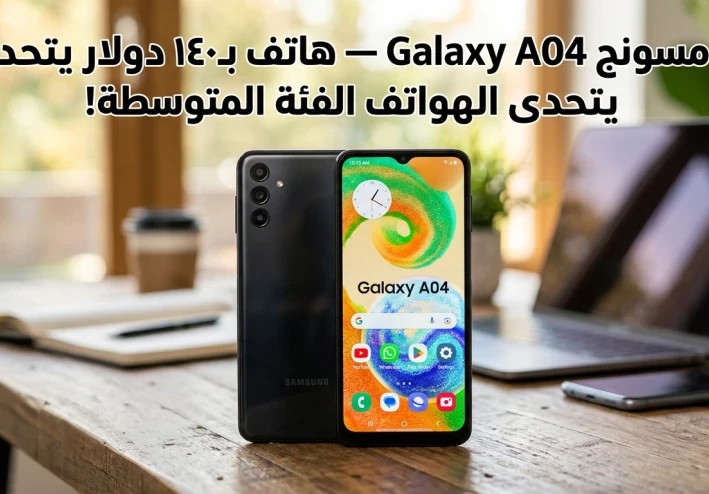 سامسونج Galaxy A04 — هاتف بـ١٤٠ دولار يتحدى الهواتف الفئة المتوسطة!  هل يستحق كل قرش؟ المراجعة الكاملة التي لا تجد غيرها!