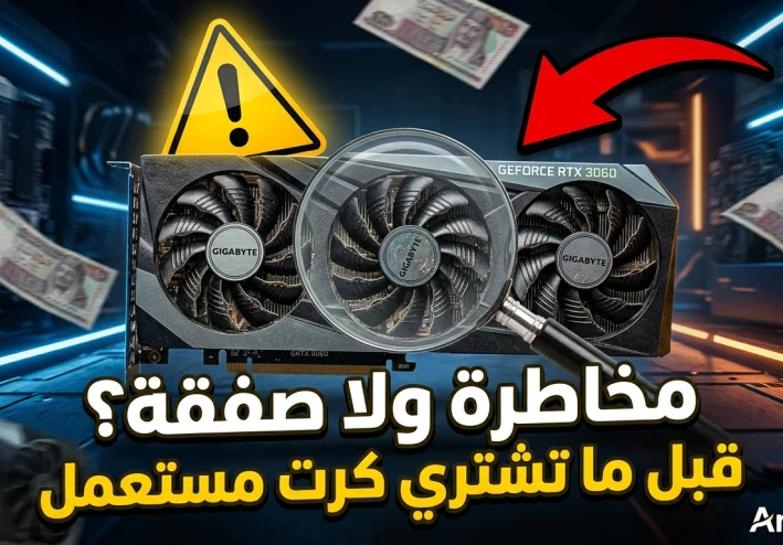 هل شراء كرت شاشة مستعمل في مصر سنة 2026 مخاطرة؟ دليل عملي قبل ما تدفع جنيه واحد