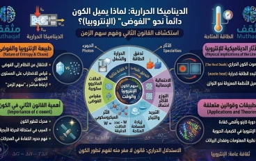 الديناميكا الحرارية: لماذا يميل الكون دائماً نحو الفوضى (الإنتروبيا)؟