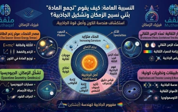 النسبية العامة: كيف يقوم تجمع المادة بثني نسيج الزمكان وتشكيل الجاذبية؟