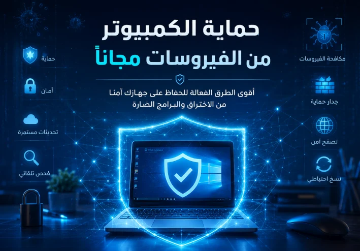 لا تدع الفيروسات تسرق أمانك خطة مجانية شاملة لحماية الكمبيوتر من التهديدات الخفية