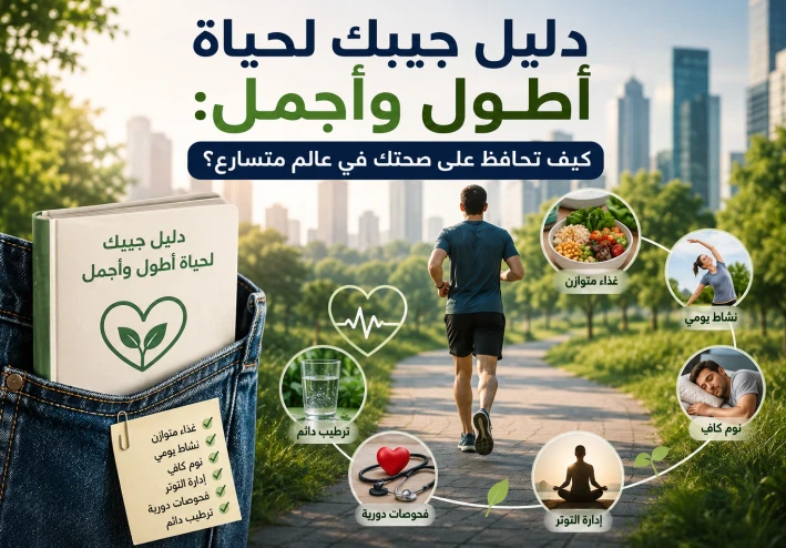 دليل جيبك لحياة أطول وأجمل: كيف تحافظ على صحتك في عالم متسارع؟