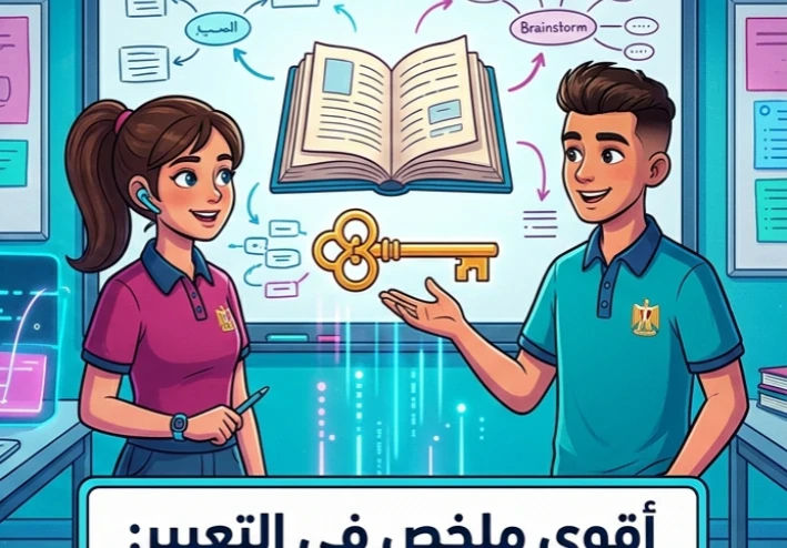 📝 أقوى ملخص في التعبير للصف الثالث الثانوي 2026 PDF | مراجعة شاملة تضمن الدرجة النهائية