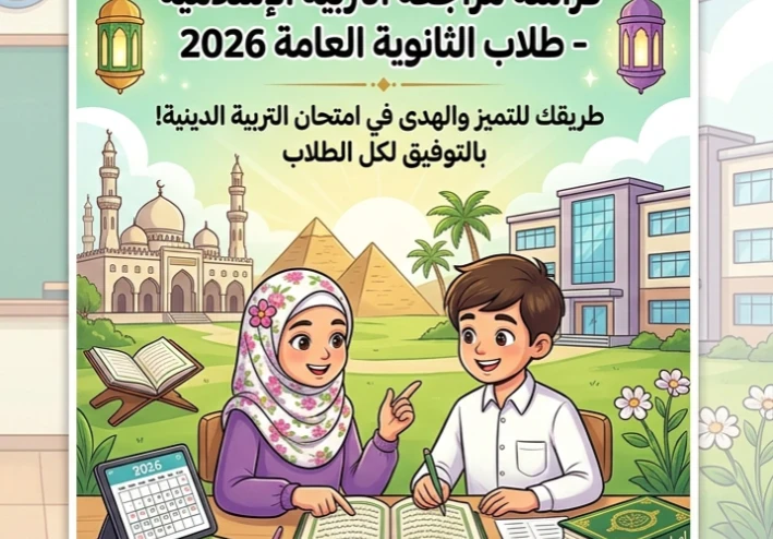 📙 مراجعة التربية الدينية للثانوية العامة 2026.. أقوى ملخص نهائي وأسئلة متوقعة ليلة الامتحان