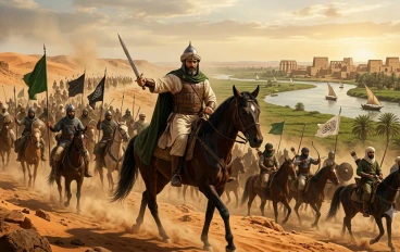 نشأة و بداية و إسلام عمرو بن العاص و بداية تحوله للإسلام و دوره العميق في الفتوحات الاسلامية الجزء1