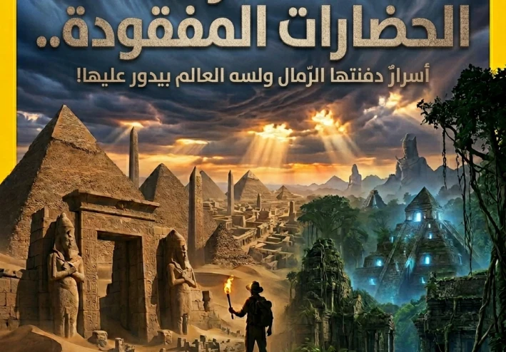 🏛️ الحضارات المفقودة.. أسرار دفنتها الرمال ولسه العالم بيدور عليها!