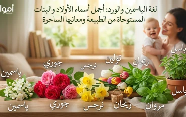 أجمل الأسماء للأطفال المستوحات لأجمل الزهور والورود