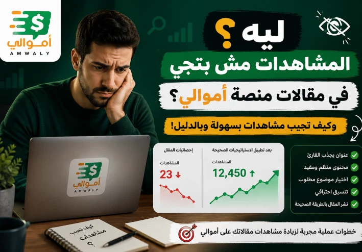 "ليه مقالاتك على منصة أموالي مبتجيبش مشاهدات؟ اكتشفت السبب بعد تجربة شخصية!"
