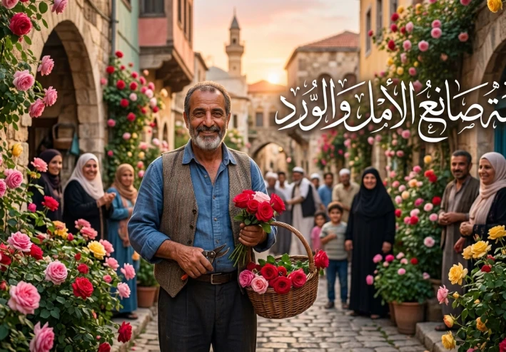 قصة صانع الأمل والورد