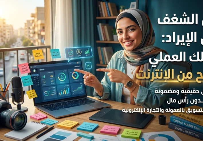 طرق مجربة ومضمونة للربح من الإنترنت (بدون أوهام).