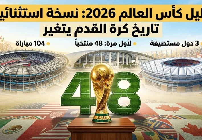 كل ما تريد معرفته عن كأس العالم 2026: النظام الجديد وأسرار النسخة الأكبر في التاريخ