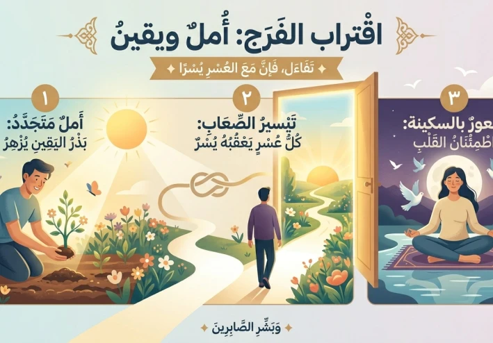 3 علامات تدل على اقتراب الفرج