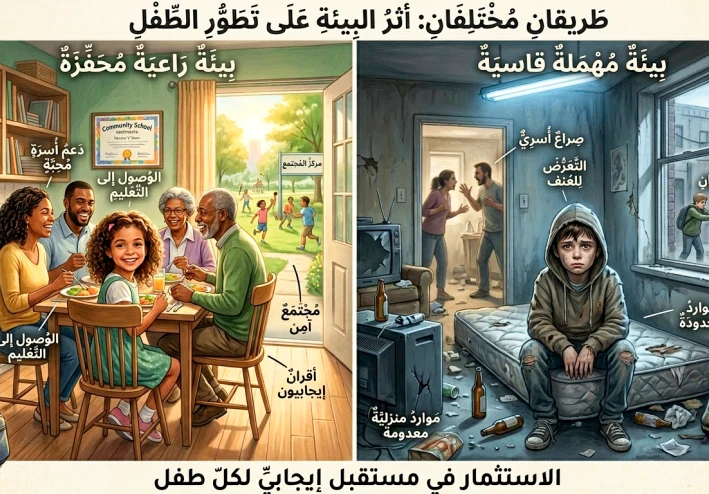 تأثير المجتمع على الطفل ودوره في تشكيل شخصيته ومستقبله النفسي