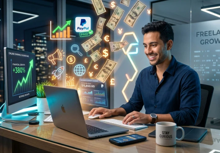 كيف تحقق الربح من الإنترنت في 2026؟ دليل شامل للمبتدئين نحو دخل حقيقي ومستدام