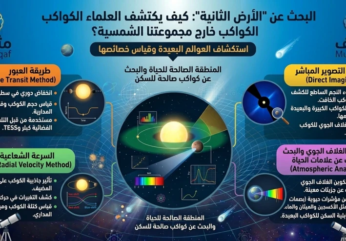 البحث عن "الأرض الثانية": كيف يكتشف العلماء الكواكب خارج مجموعتنا الشمسية؟
