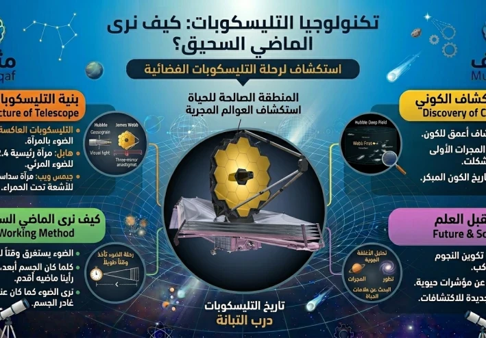 تكنولوجيا التليسكوبات – كيف نرى الماضي السحيق؟