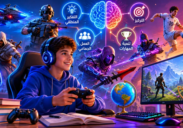 الألعاب الإلكترونية: وسيلة ترفيه حديثة وفوائد متعددة