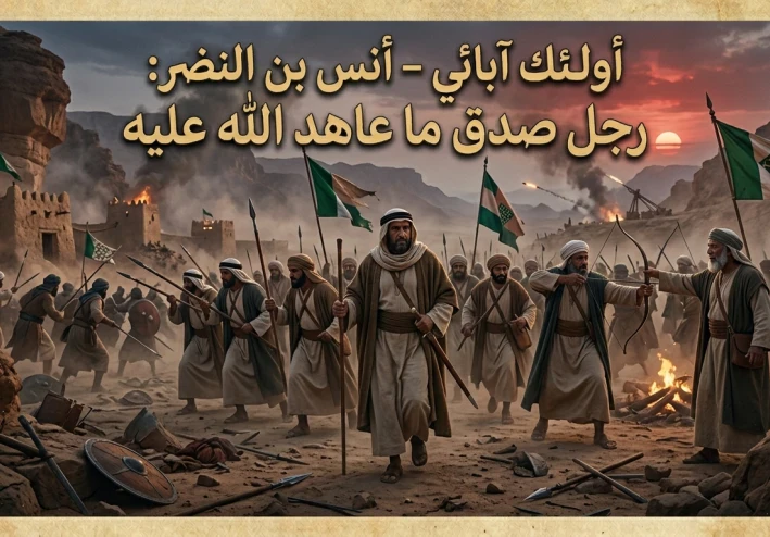 أولئك آبائي – أنس بن النضر: رجل صدق ما عاهد الله عليه