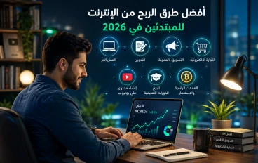 أفضل طرق الربح من الإنترنت للمبتدئين في 2026