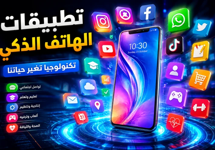 تطبيقات الهاتف الذكي: ثورة رقمية غيّرت حياتنا اليومية.