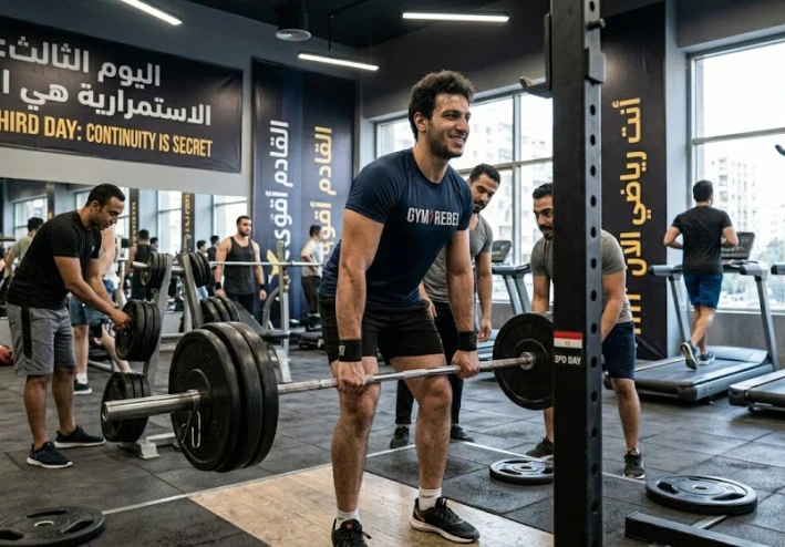 معركة اليوم الثالث في الجيم: عندما تنتصر الإرادة على سريرك الدافئ! 💥حرب العقول