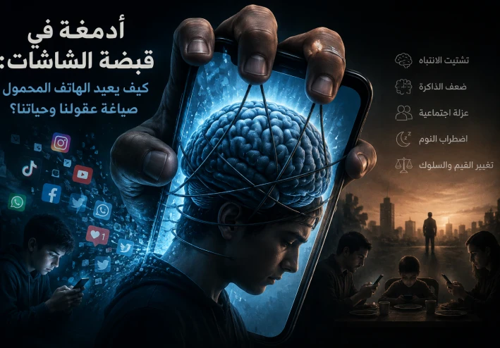 أدمغة في قبضة الشاشات: كيف يعيد الهاتف المحمول صياغة عقولنا وحياتنا؟