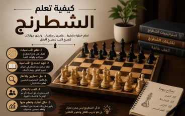 كيف تتعلم الشطرنج وتتقن لغة الملوك؟