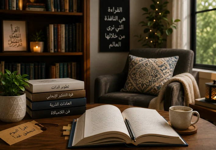أهمية القراءة في تطوير الفكر وتنمية المهارات