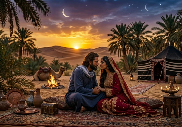 قيس وليلى: قصة الحب التي خلدها التاريخ وألهمت الشعراء عبر العصو