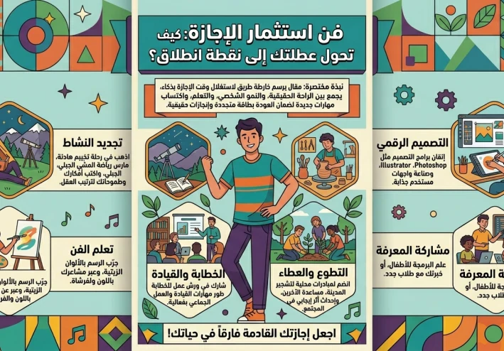 فن استثمار الإجازة: كيف تحول عطلتك من محطة توقف إلى منصة انطلاق
