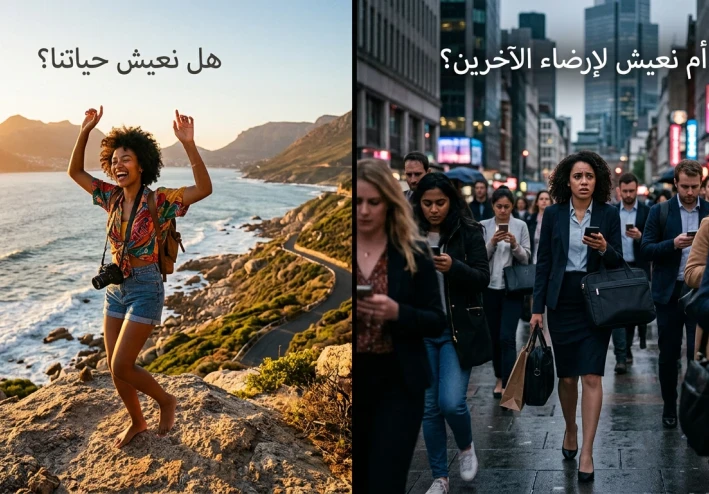 هل نحن نعيش حياتنا أم نعيش لإرضاء الآخرين؟